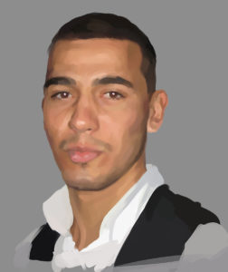 Akbars Abdullajevs. Zīmējums: Mārtiņš Upītis